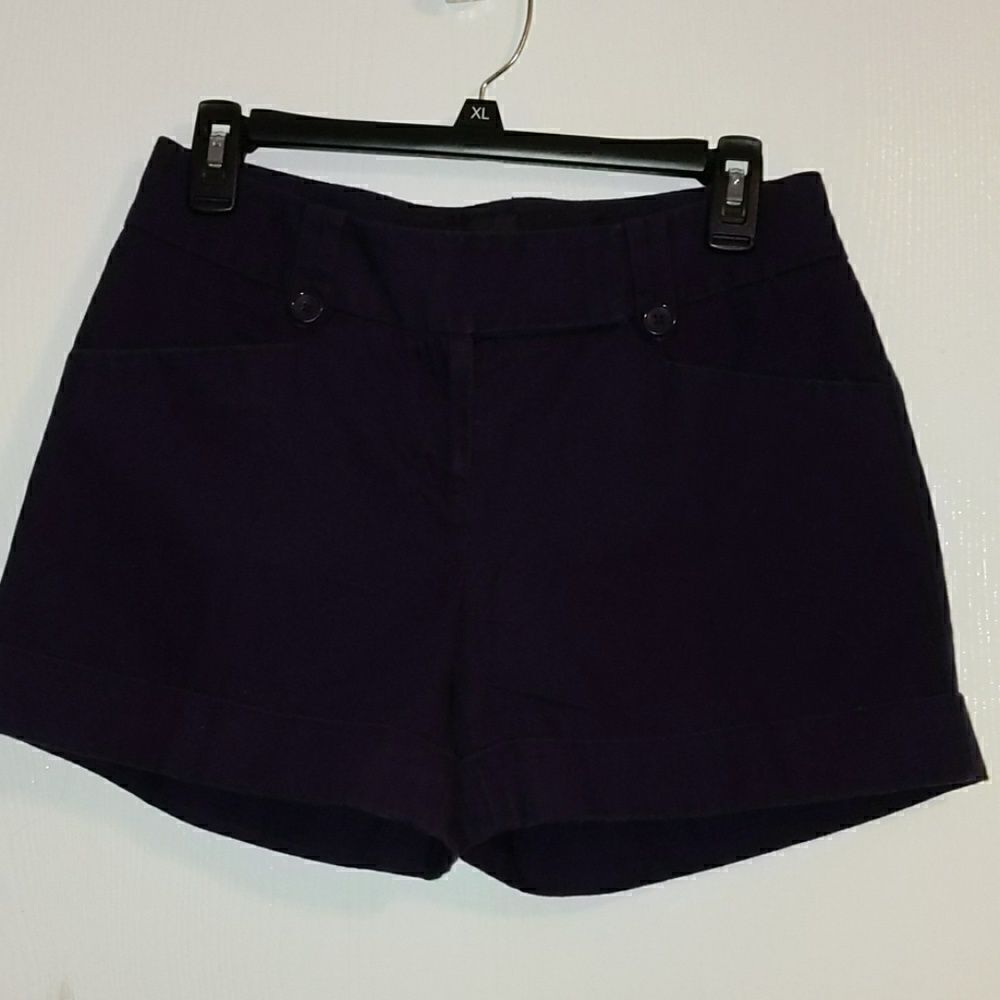 The Limited Ldie Sz 4 Deep Prple Short100% Cotton